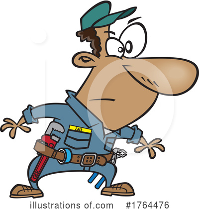 Plumber Clipart #1764476 by toonaday