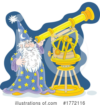 Astronomer Clipart #1772116 by Alex Bannykh