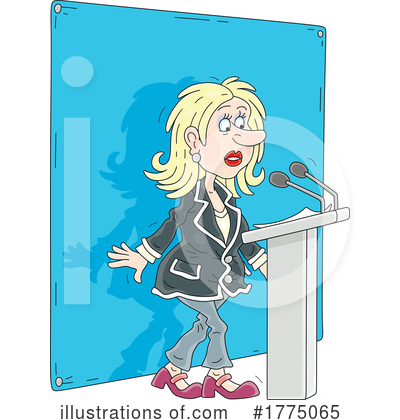 Business Woman Clipart #1775065 by Alex Bannykh