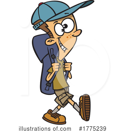 Hiker Clipart #1775239 by toonaday