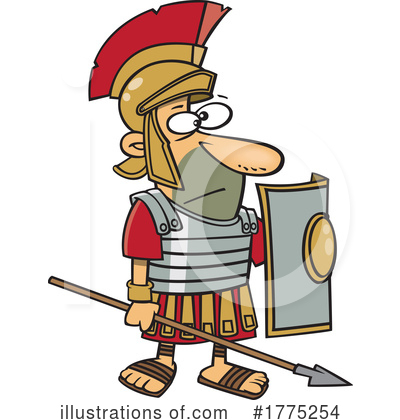 Roman Soldier Clipart #1775254 by toonaday