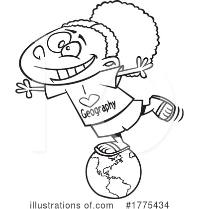 Globe Clipart #1775434 by toonaday