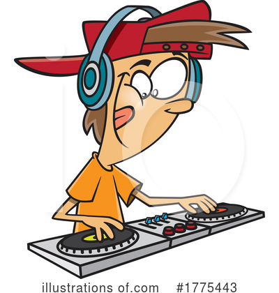 Dj Clipart #1775443 by toonaday