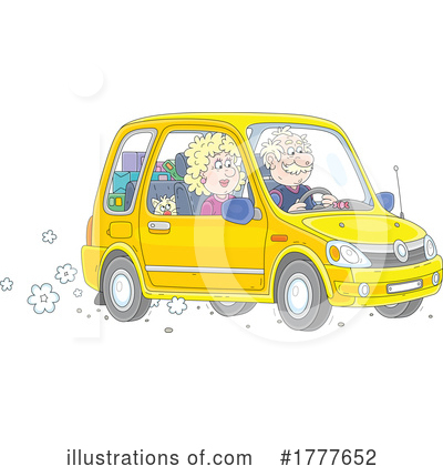 Driving Clipart #1777652 by Alex Bannykh