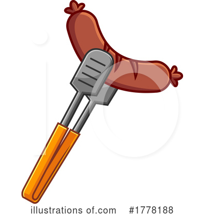 Sausage Clipart #1778188 by Hit Toon