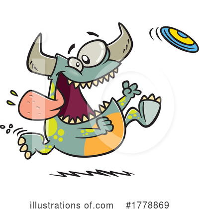 Frisbee Clipart #1778869 by toonaday