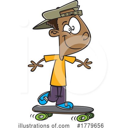 Skateboard Clipart #1779656 by toonaday