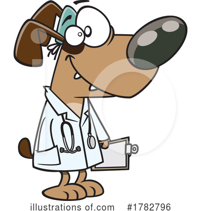 Veterinarian Clipart #1782796 by toonaday