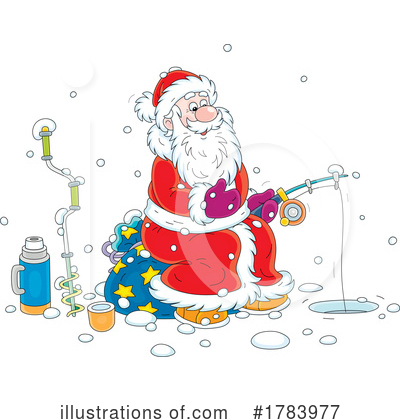 Ice Fishing Clipart #1783977 by Alex Bannykh