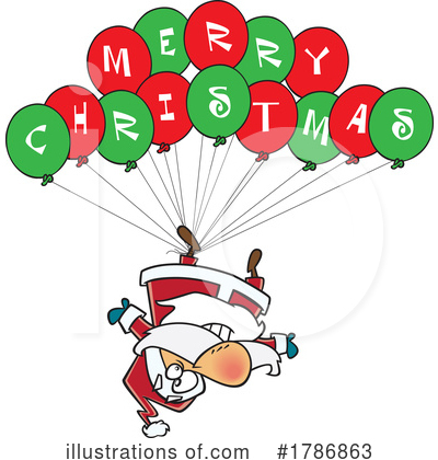 Merry Christmas Clipart #1786863 by toonaday