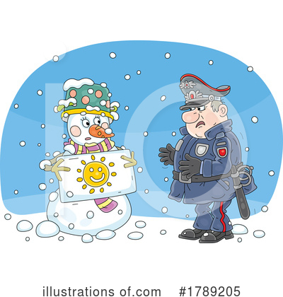 Police Clipart #1789205 by Alex Bannykh