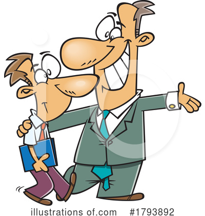 Businessman Clipart #1793892 by toonaday