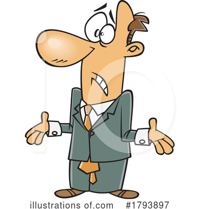 Businessman Clipart #1793897 by toonaday