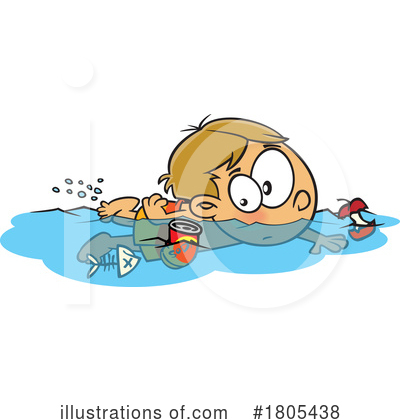 Swimmer Clipart #1805438 by toonaday
