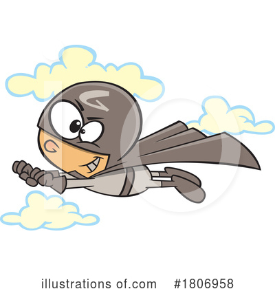 Super Man Clipart #1806958 by toonaday