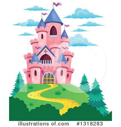 Royalty-Free (RF) Castle Clipart Illustration by visekart - Stock Sample #1318283