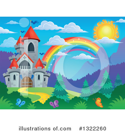 Royalty-Free (RF) Castle Clipart Illustration by visekart - Stock Sample #1322260
