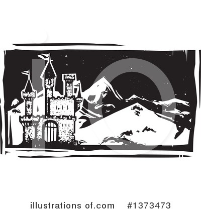 Royalty-Free (RF) Castle Clipart Illustration by xunantunich - Stock Sample #1373473