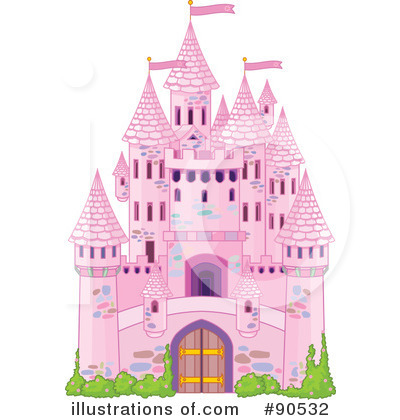 Royalty-Free (RF) Castle Clipart Illustration by Pushkin - Stock Sample #90532