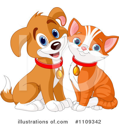 Cute Animals Clipart #1109342 by Pushkin