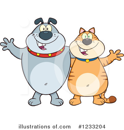 Cat And Dog Clipart #1109342 - Illustration by Pushkin