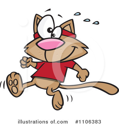 Royalty-Free (RF) Cat Clipart Illustration by toonaday - Stock Sample #1106383