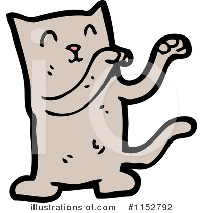 Royalty-Free (RF) Cat Clipart Illustration by lineartestpilot - Stock Sample #1152792