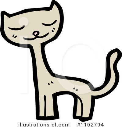 Royalty-Free (RF) Cat Clipart Illustration by lineartestpilot - Stock Sample #1152794
