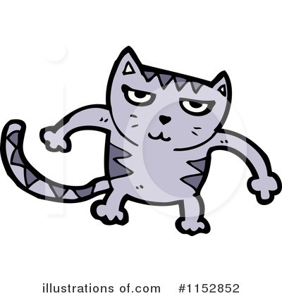 Royalty-Free (RF) Cat Clipart Illustration by lineartestpilot - Stock Sample #1152852