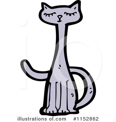 Royalty-Free (RF) Cat Clipart Illustration by lineartestpilot - Stock Sample #1152862