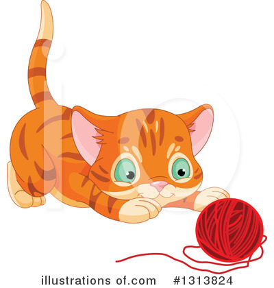 Orange Cat Clipart #1313824 by Pushkin