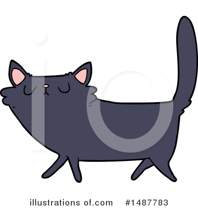 Royalty-Free (RF) Cat Clipart Illustration by lineartestpilot - Stock Sample #1487783