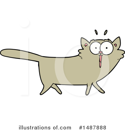 Royalty-Free (RF) Cat Clipart Illustration by lineartestpilot - Stock Sample #1487888