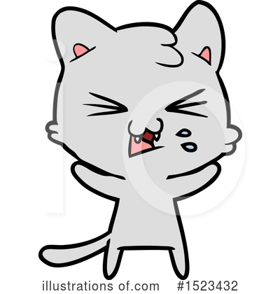 Royalty-Free (RF) Cat Clipart Illustration by lineartestpilot - Stock Sample #1523432