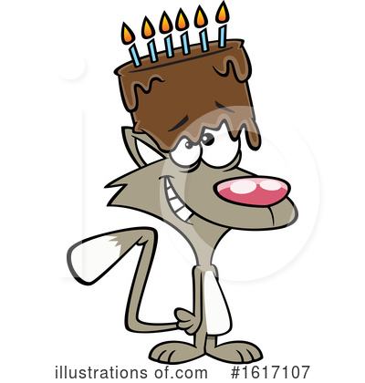 Birthday Cake Clipart #1617107 by toonaday