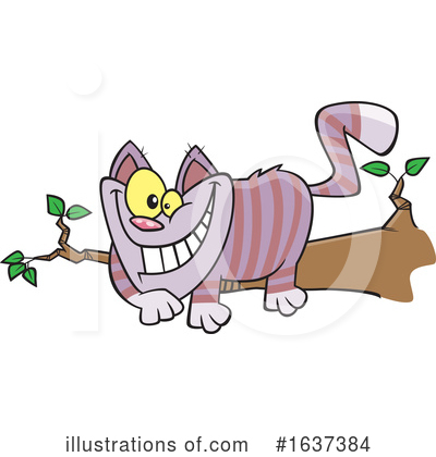 Cheshire Cat Clipart #1637384 by toonaday