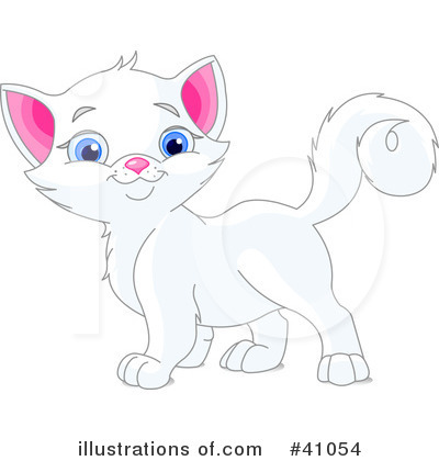 Royalty-Free (RF) Cat Clipart Illustration by Pushkin - Stock Sample #41054