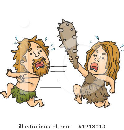 Royalty-Free (RF) Caveman Clipart Illustration by BNP Design Studio - Stock Sample #1213013