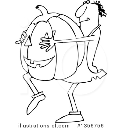 Royalty-Free (RF) Caveman Clipart Illustration by djart - Stock Sample #1356756