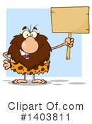 Caveman Clipart #1403811 by Hit Toon