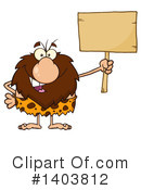 Caveman Clipart #1403812 by Hit Toon