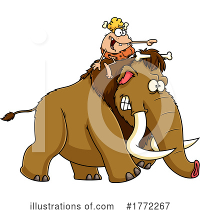 Woolly Mammoth Clipart #1772267 by Hit Toon