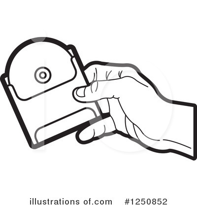 Royalty-Free (RF) Cd Clipart Illustration by Lal Perera - Stock Sample #1250852