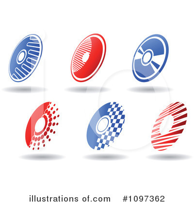 Royalty-Free (RF) Cds Clipart Illustration by Vector Tradition SM - Stock Sample #1097362