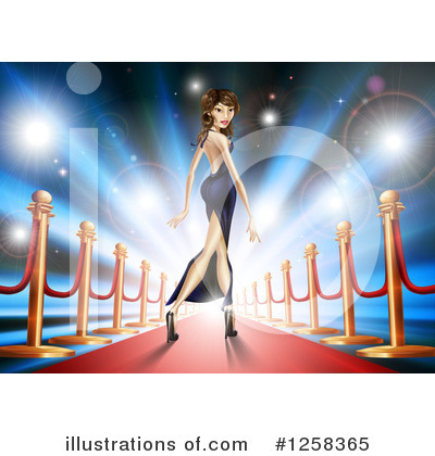 Royalty-Free (RF) Celebrity Clipart Illustration by AtStockIllustration - Stock Sample #1258365