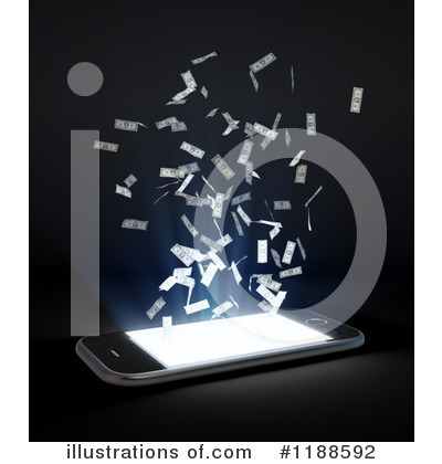 Royalty-Free (RF) Cell Phone Clipart Illustration by Mopic - Stock Sample #1188592