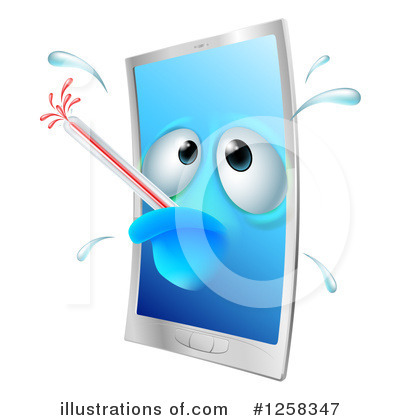 Phone Clipart #1258347 by AtStockIllustration