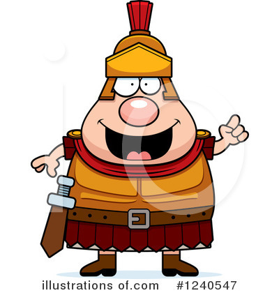 Royalty-Free (RF) Centurion Clipart Illustration by Cory Thoman - Stock Sample #1240547