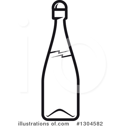 Royalty-Free (RF) Champagne Clipart Illustration by Vector Tradition SM - Stock Sample #1304582