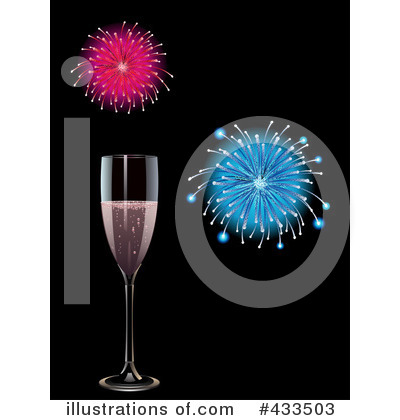 Royalty-Free (RF) Champagne Clipart Illustration by elaineitalia - Stock Sample #433503